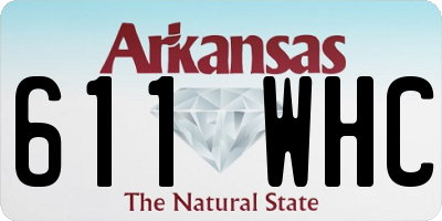 AR license plate 611WHC