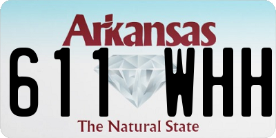 AR license plate 611WHH