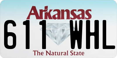 AR license plate 611WHL
