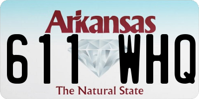 AR license plate 611WHQ