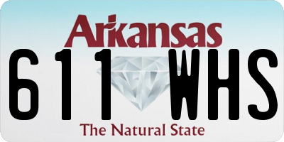 AR license plate 611WHS