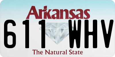 AR license plate 611WHV
