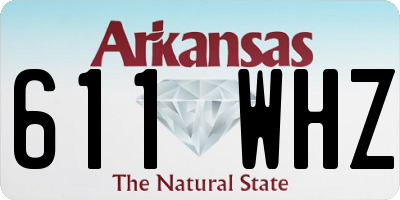 AR license plate 611WHZ
