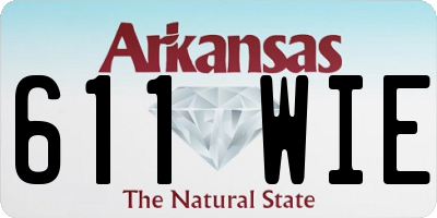 AR license plate 611WIE