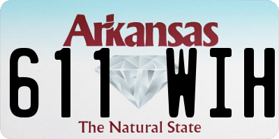 AR license plate 611WIH