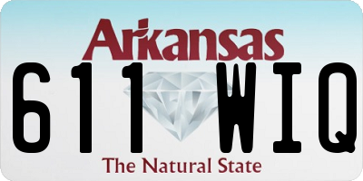 AR license plate 611WIQ