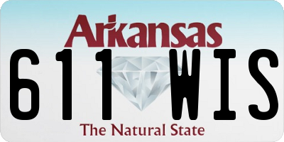 AR license plate 611WIS