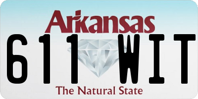 AR license plate 611WIT