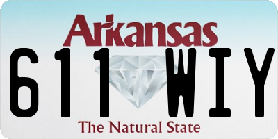 AR license plate 611WIY