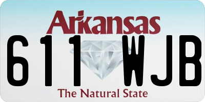 AR license plate 611WJB