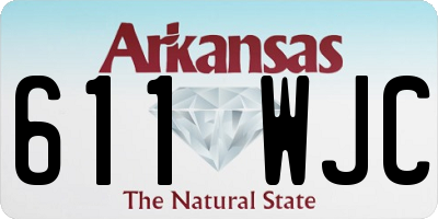 AR license plate 611WJC