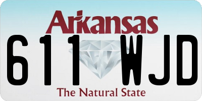 AR license plate 611WJD