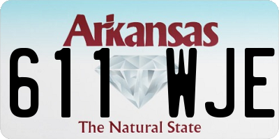 AR license plate 611WJE