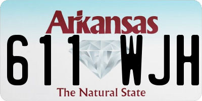 AR license plate 611WJH