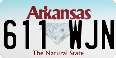 AR license plate 611WJN
