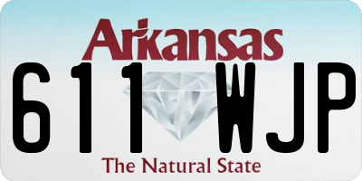 AR license plate 611WJP