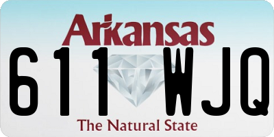 AR license plate 611WJQ