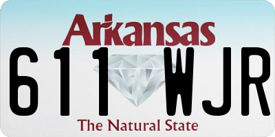 AR license plate 611WJR