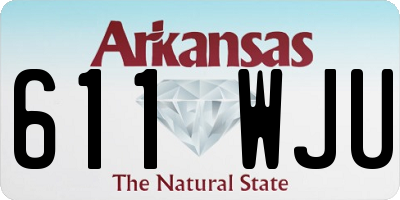 AR license plate 611WJU