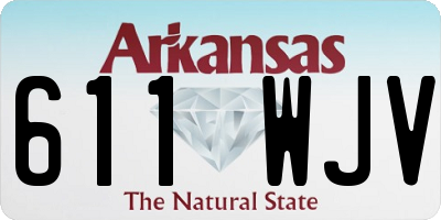 AR license plate 611WJV