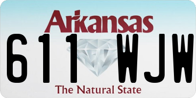 AR license plate 611WJW