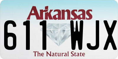AR license plate 611WJX