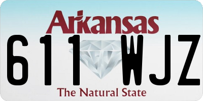 AR license plate 611WJZ