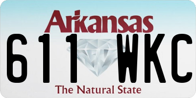 AR license plate 611WKC