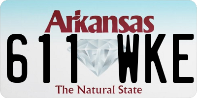 AR license plate 611WKE
