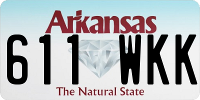 AR license plate 611WKK