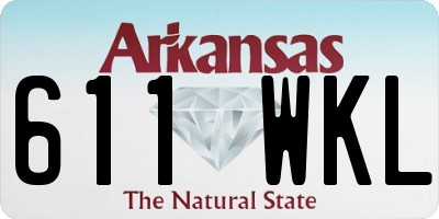 AR license plate 611WKL