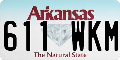 AR license plate 611WKM