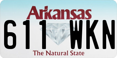 AR license plate 611WKN