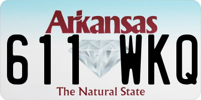 AR license plate 611WKQ