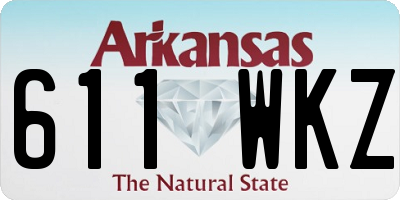 AR license plate 611WKZ