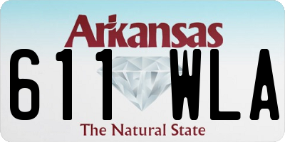 AR license plate 611WLA