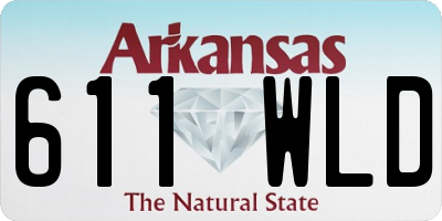 AR license plate 611WLD