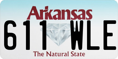 AR license plate 611WLE