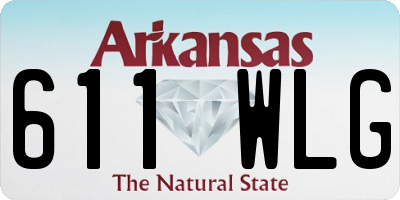 AR license plate 611WLG