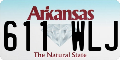 AR license plate 611WLJ