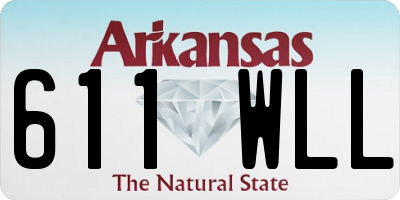 AR license plate 611WLL