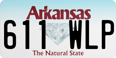 AR license plate 611WLP