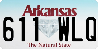AR license plate 611WLQ