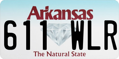 AR license plate 611WLR