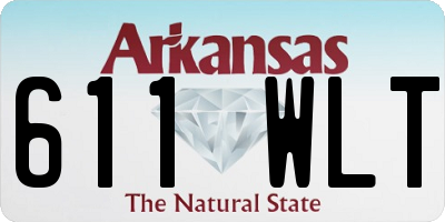 AR license plate 611WLT