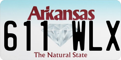 AR license plate 611WLX