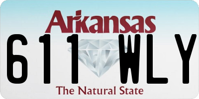 AR license plate 611WLY