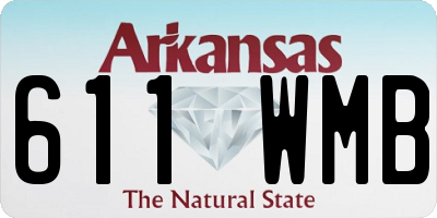 AR license plate 611WMB