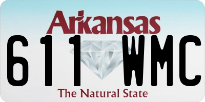 AR license plate 611WMC