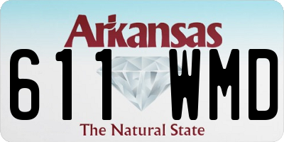AR license plate 611WMD